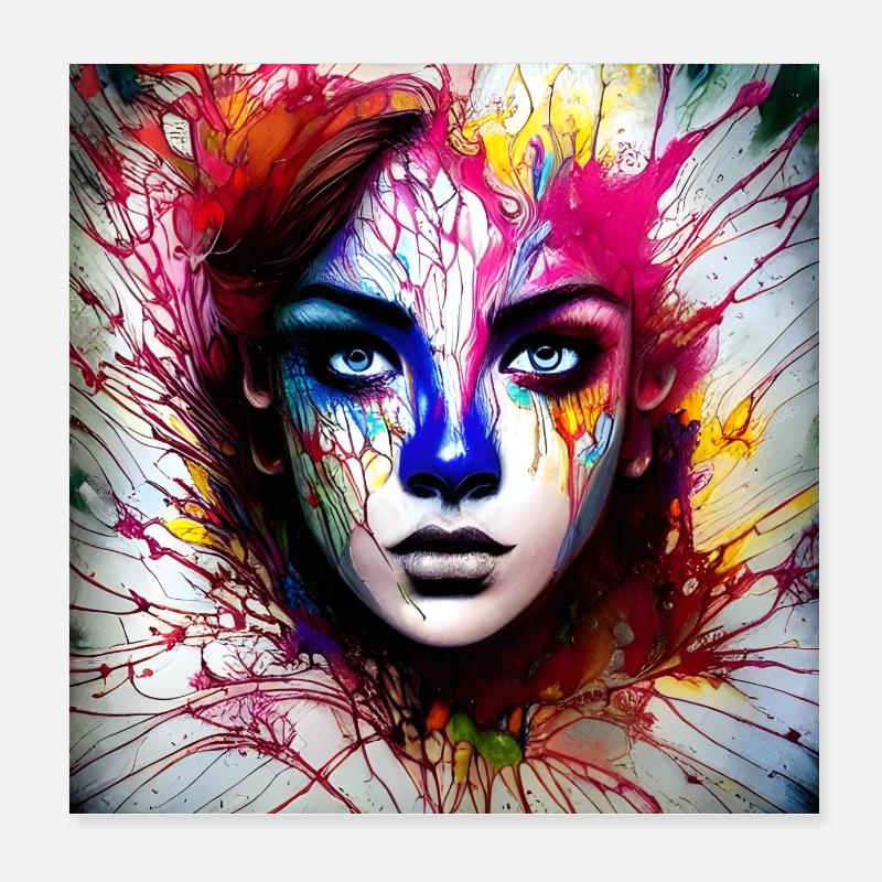 Eroe splash Poster 20x20 cm