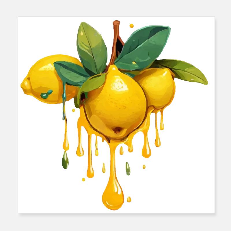 Citron Poster 20 x 20 cm