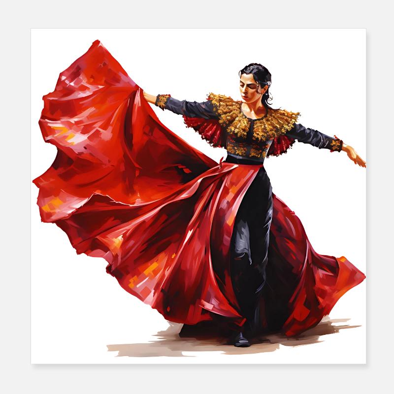 Stierkämpferinnen, ein Kampf gegen Vorurteile Poster 20x20 cm