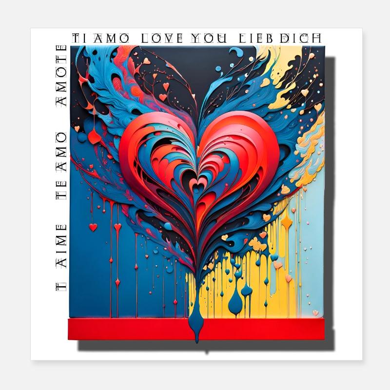 Saint-Valentin 6 Poster 20 x 20 cm
