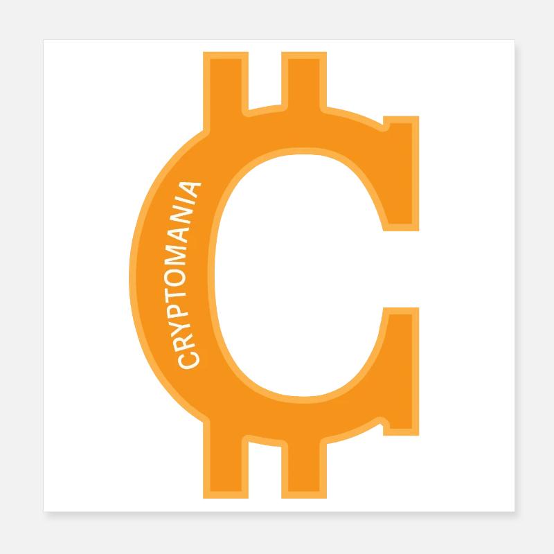 Cryptomania Poster 20 x 20 cm