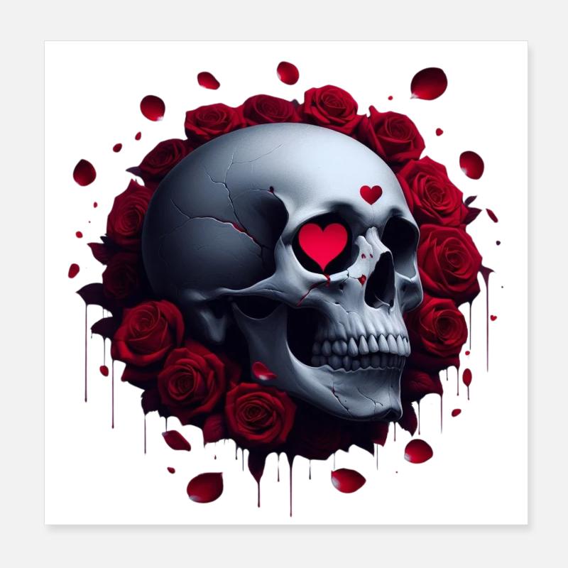 Joyeuse Saint-Valentin Poster 20 x 20 cm