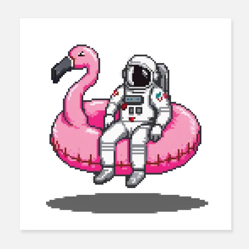 Frisson galactique Poster 20 x 20 cm