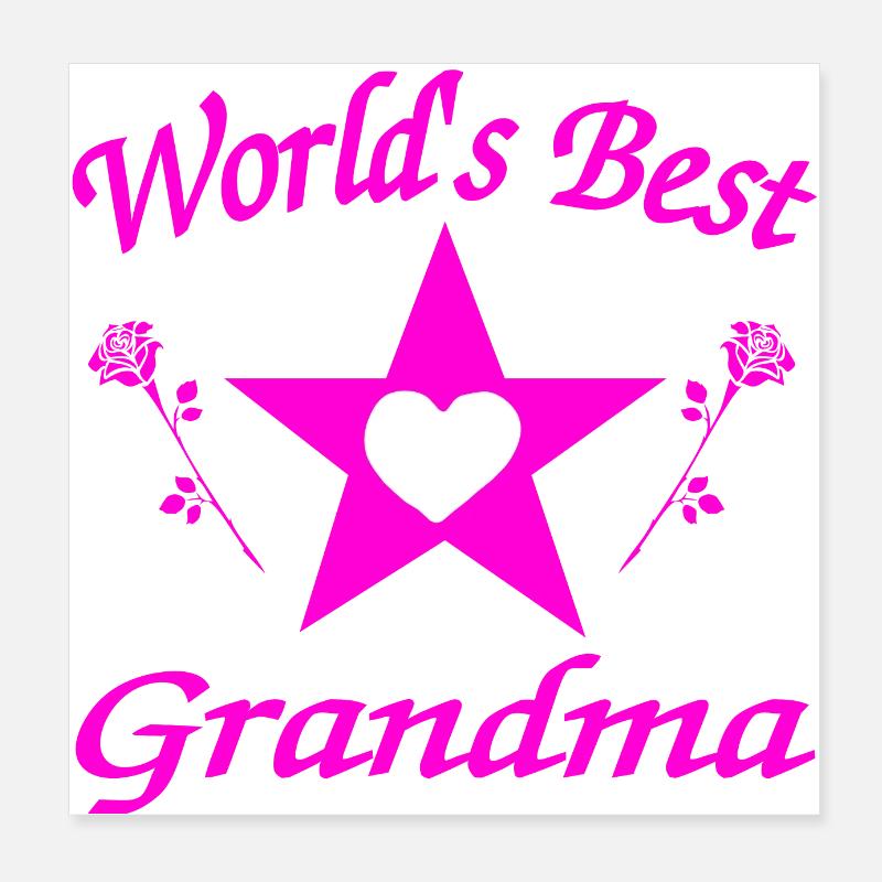 Granny Poster 8" x 8" (20x20 cm)