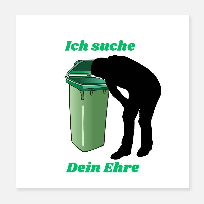 Deine Ehre Poster 20x20 cm