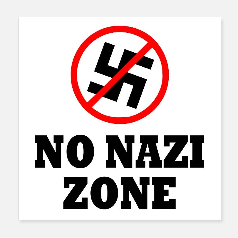 Vers la droite Poster 20 x 20 cm