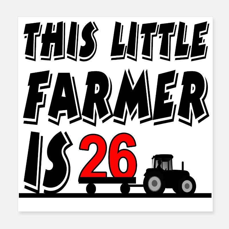 Bauer Poster 20x20 cm