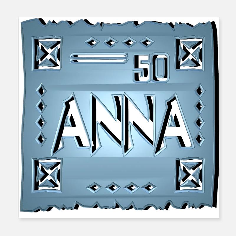 anna2 Poster 20x20 cm