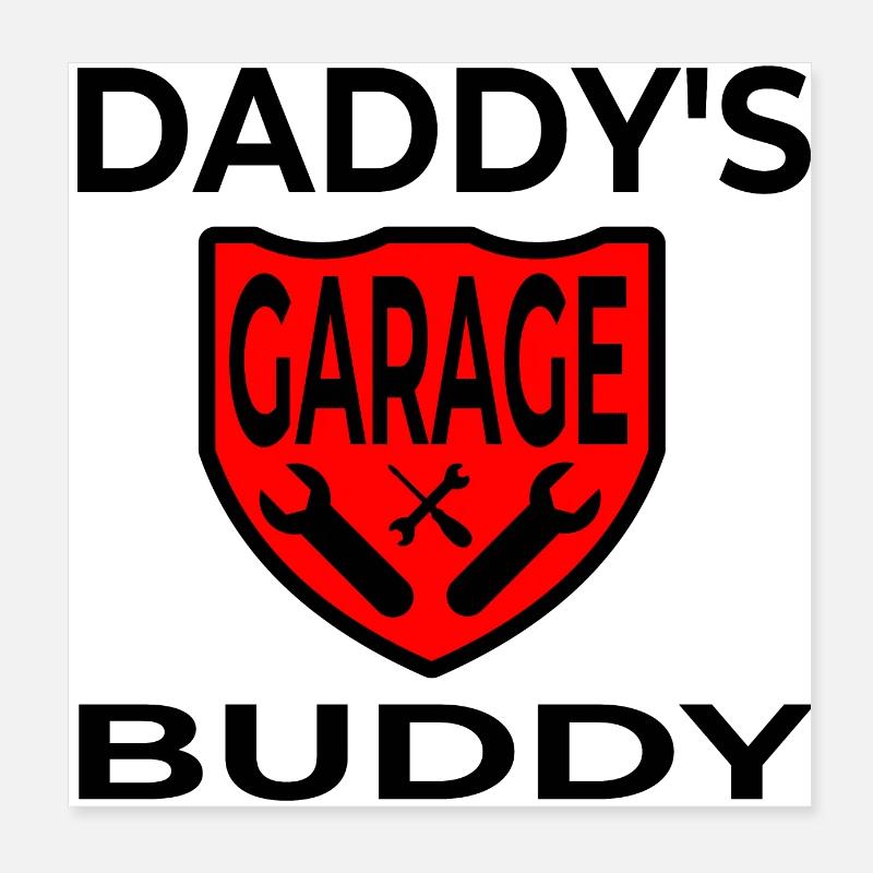 Garage Poster 20x20 cm
