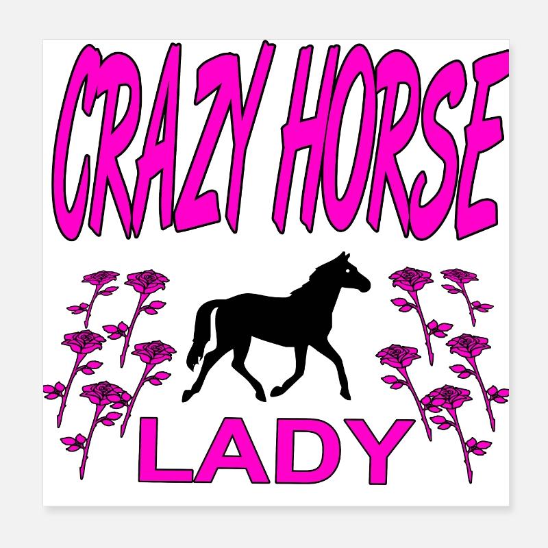 Cheval Poster 20 x 20 cm