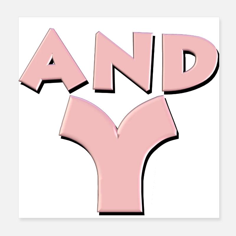 andy2 Poster 8" x 8" (20x20 cm)