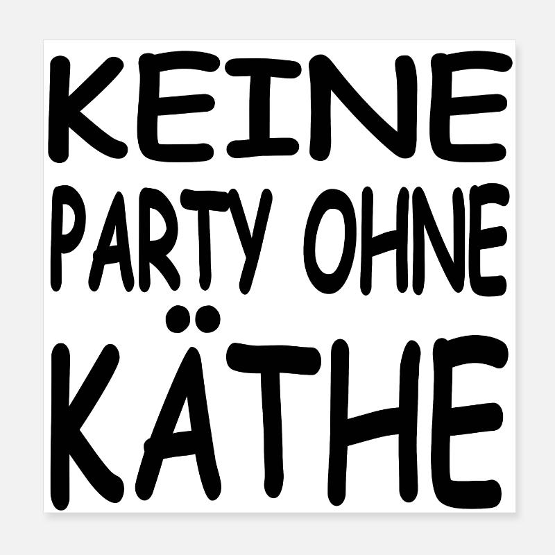 Party Poster 20x20 cm