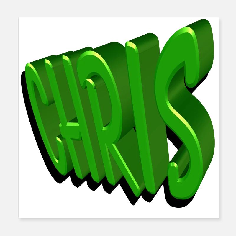 chris2 Poster 8" x 8" (20x20 cm)