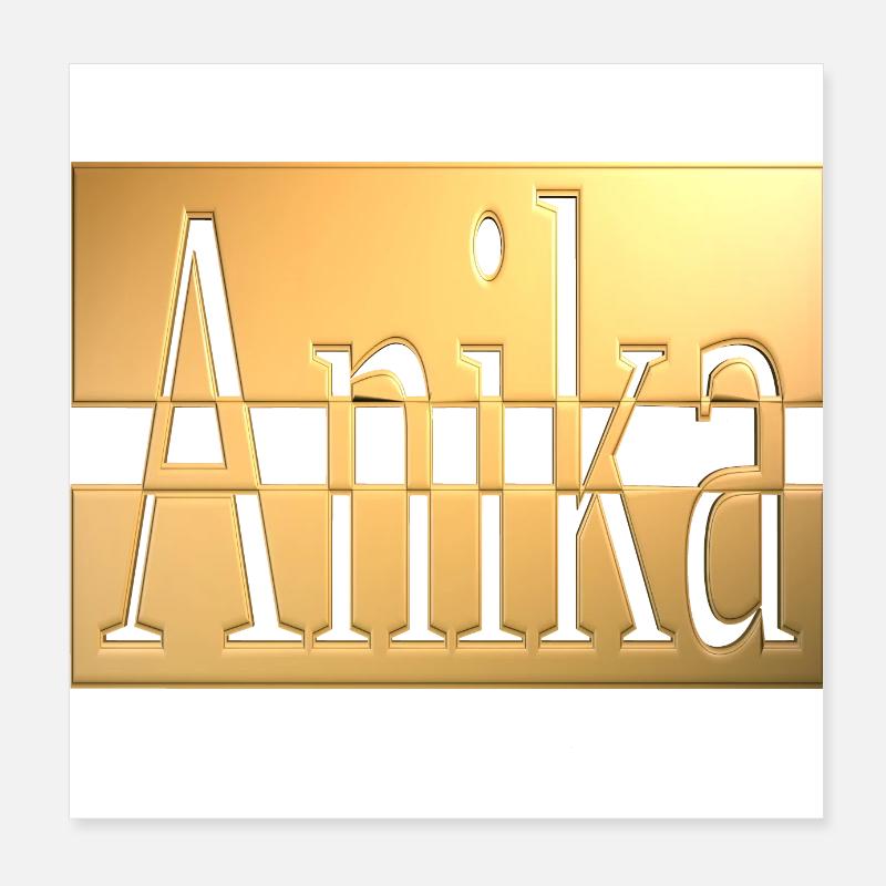 anika2 Poster 8" x 8" (20x20 cm)
