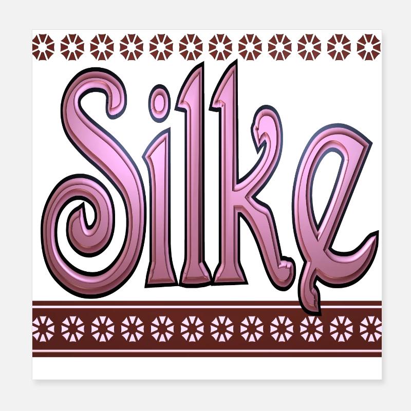 silke2 Poster 20x20 cm
