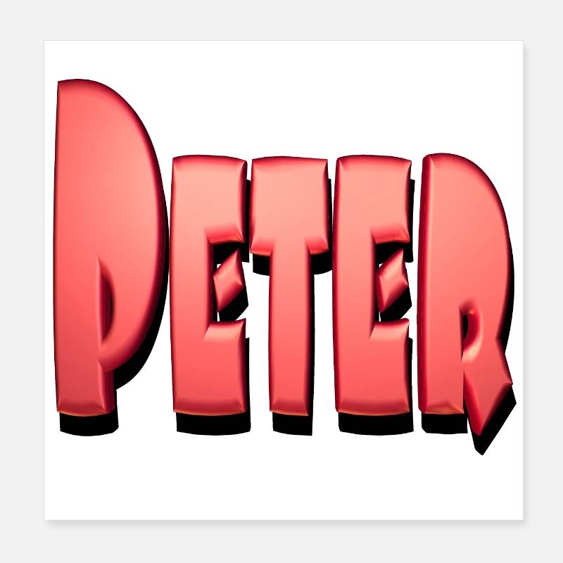 peter2 Poster 20x20 cm