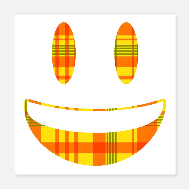 Smile Poster 20 x 20 cm