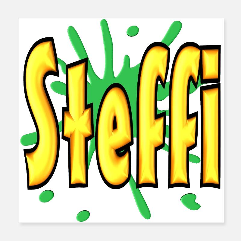 steffi2 Poster 8" x 8" (20x20 cm)