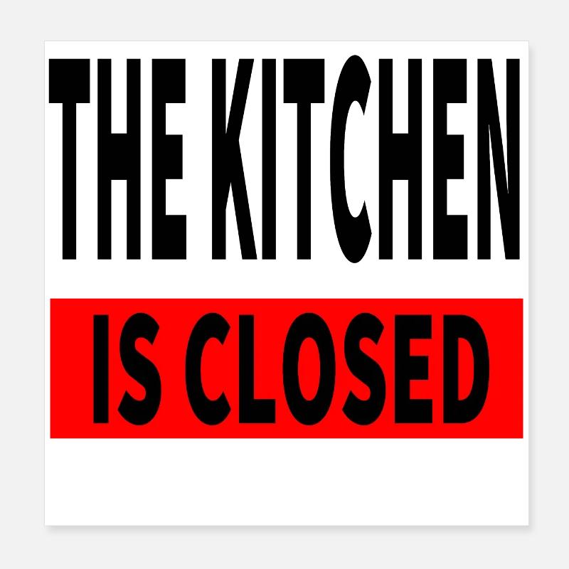 Cucina Poster 20x20 cm