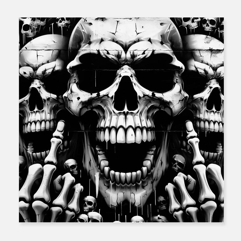 Digitus impudicus > Rock and Roll > Poster 20 x 20 cm