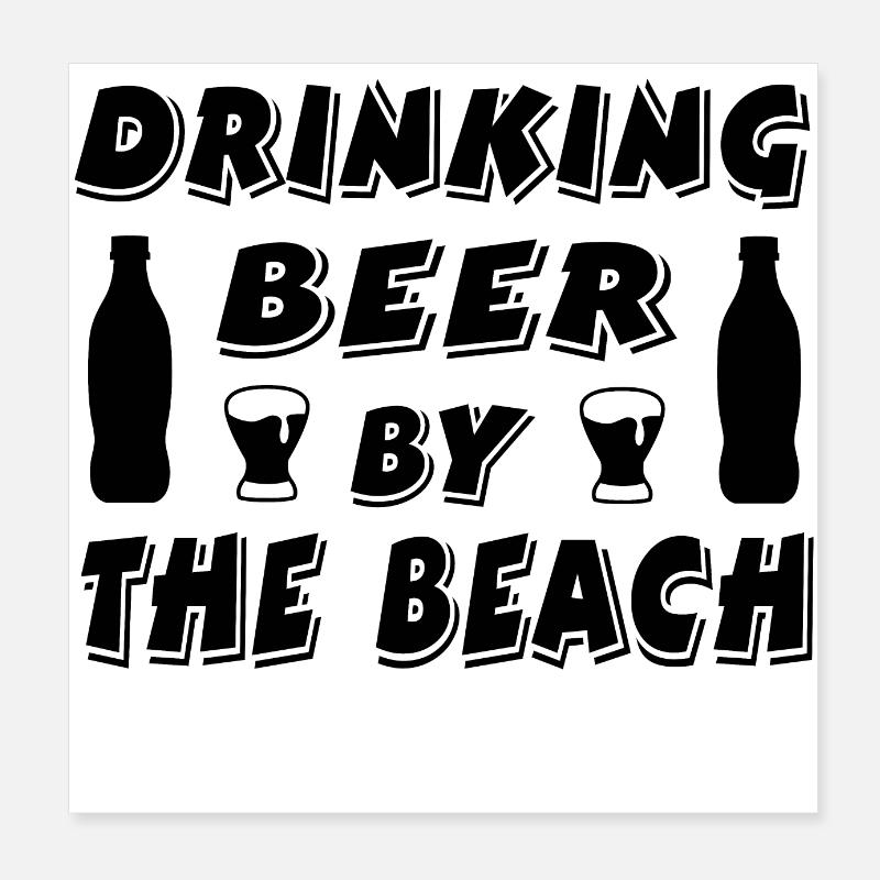 Beer Poster 8" x 8" (20x20 cm)