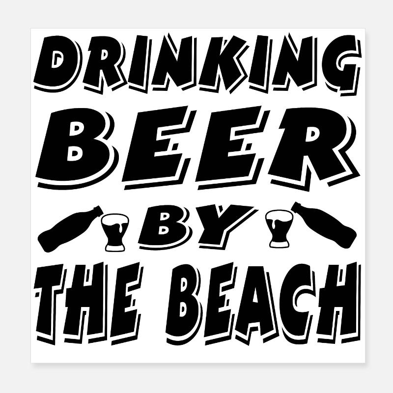 Bière Poster 20 x 20 cm