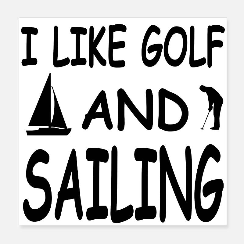 Golfo Poster 20x20 cm