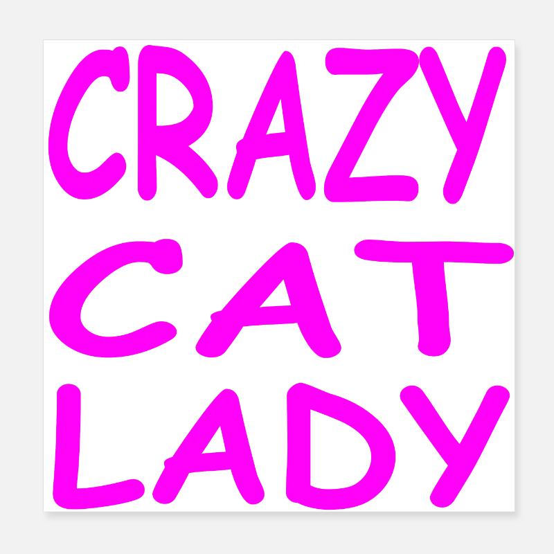 Cat Poster 8" x 8" (20x20 cm)