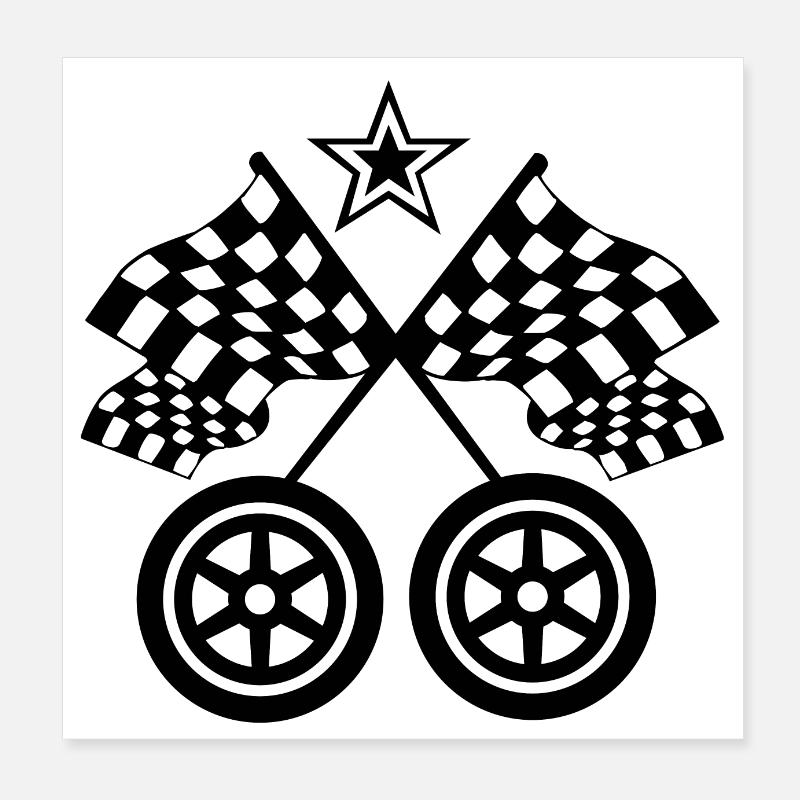 Auto Poster 20x20 cm