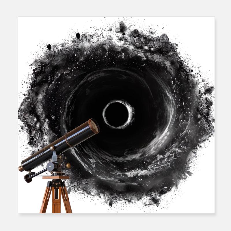 Le cosmos et ses objets sont pleins de mystères Poster 20 x 20 cm