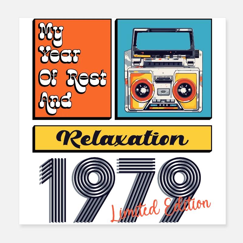 1979: Revolution bei klassischen Pop-Art-Walkmans Poster 20x20 cm