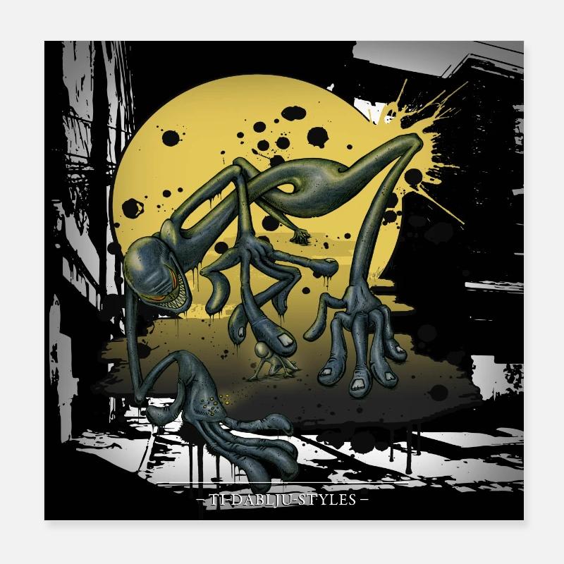 Everyday life - square Poster 8" x 8" (20x20 cm)