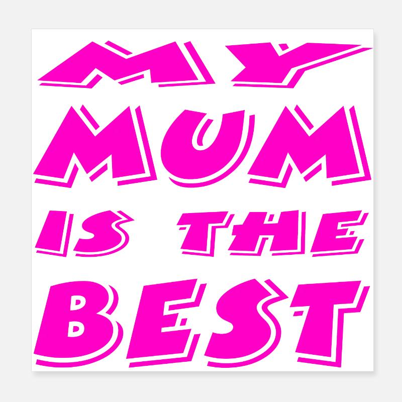 Mère Poster 20 x 20 cm