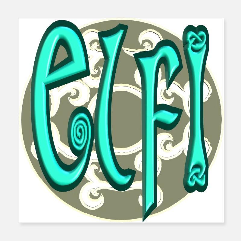 elfi2 Poster 20x20 cm