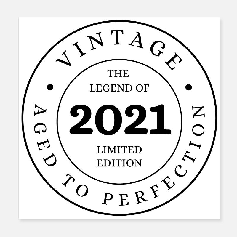 Die Legende der Limited Edition 2021 Poster 20x20 cm