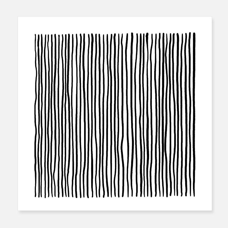 Art / Lignes Poster 20 x 20 cm