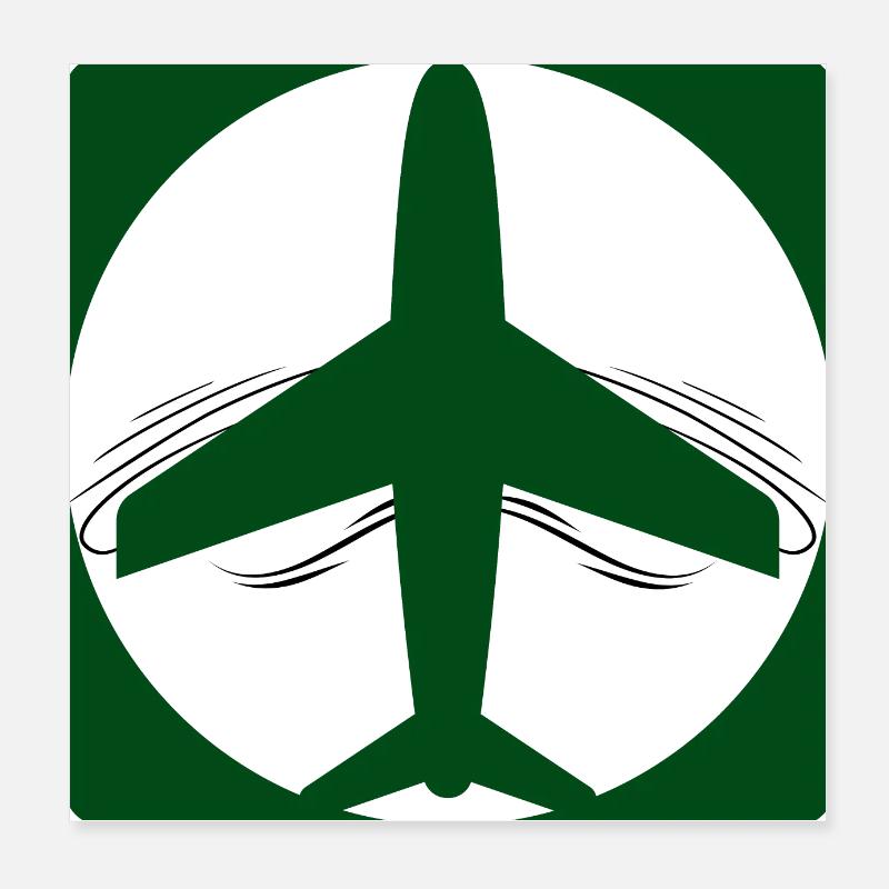 Military aircraft in flight with wind effect Poster 8" x 8" (20x20 cm)