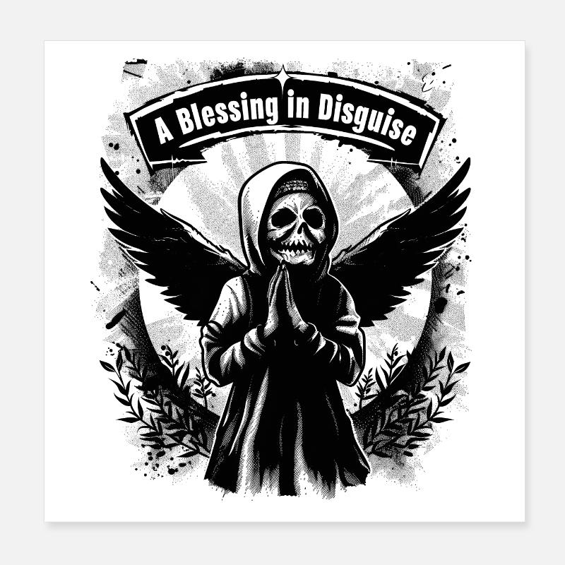 A Blessing in Disguise Poster 8" x 8" (20x20 cm)