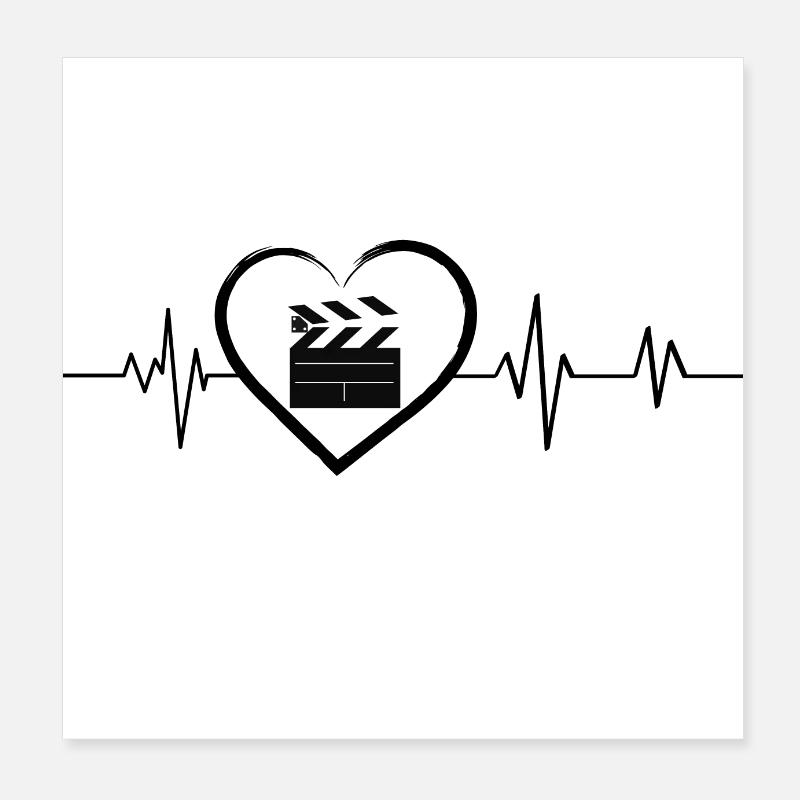Heartbeat Theater Poster 8" x 8" (20x20 cm)