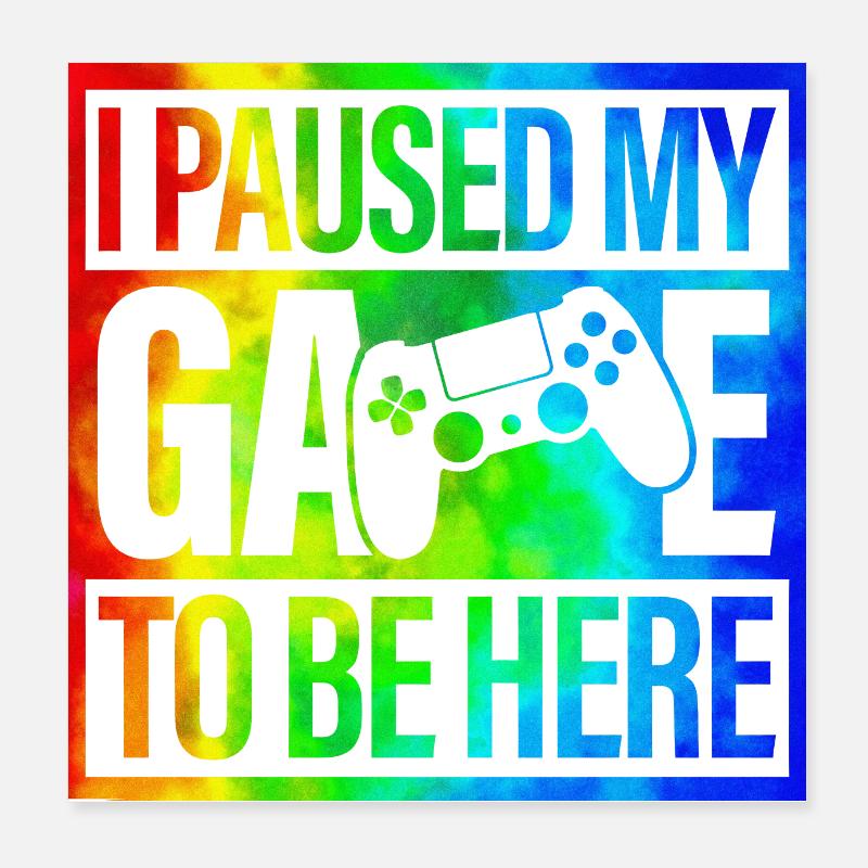 Gamer Spiel Spielen Online Computer Gaming Arcade Neon Poster 20x20 cm