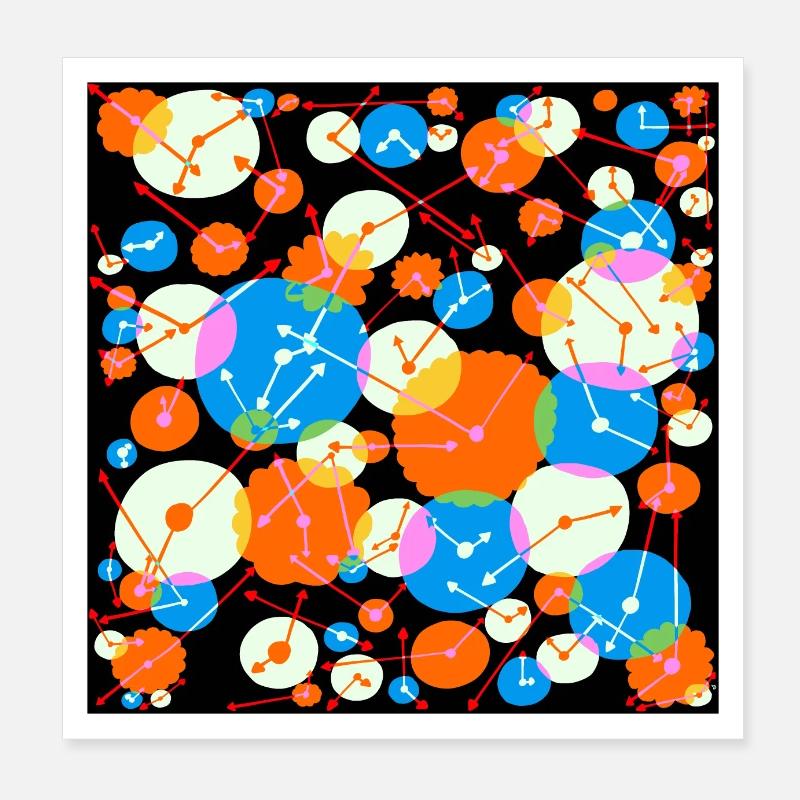 Il doit être l'heure Poster 20 x 20 cm