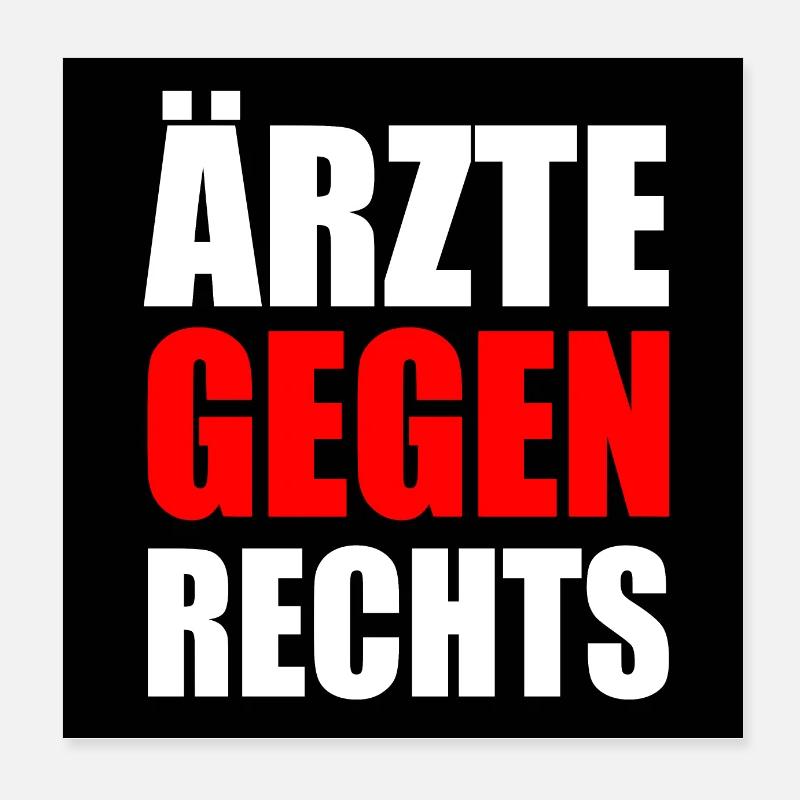 Doctors against the right Poster 8" x 8" (20x20 cm)