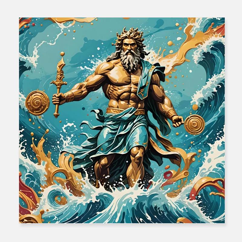 Ami de l’eau Poster 20 x 20 cm