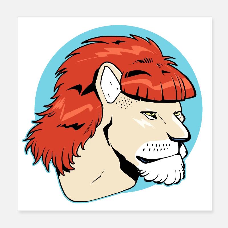 The Mulet King Poster 20 x 20 cm