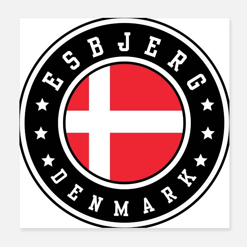 Esbjerg Dänemark Poster 20x20 cm
