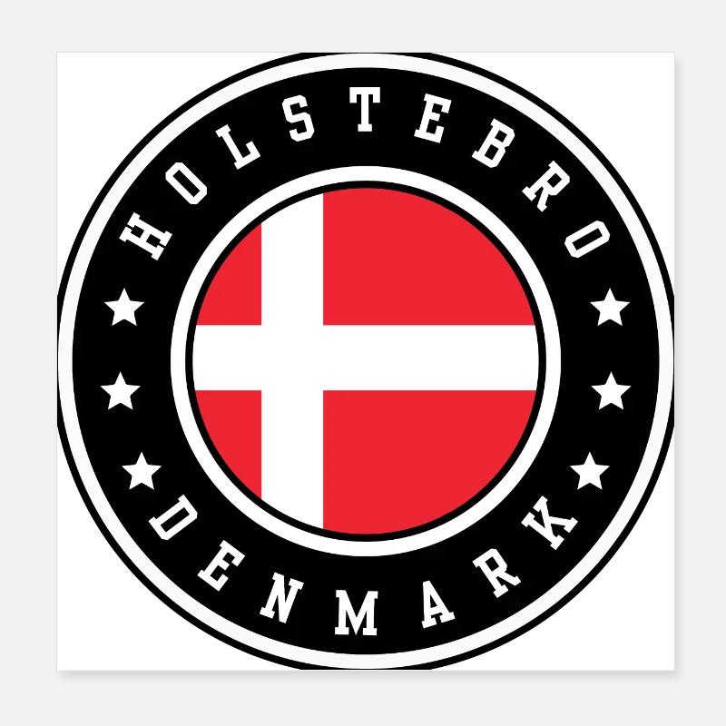 Holstebro Denmark Poster 8" x 8" (20x20 cm)