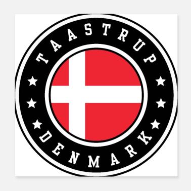 Taastrup Danemark Poster 20 x 20 cm