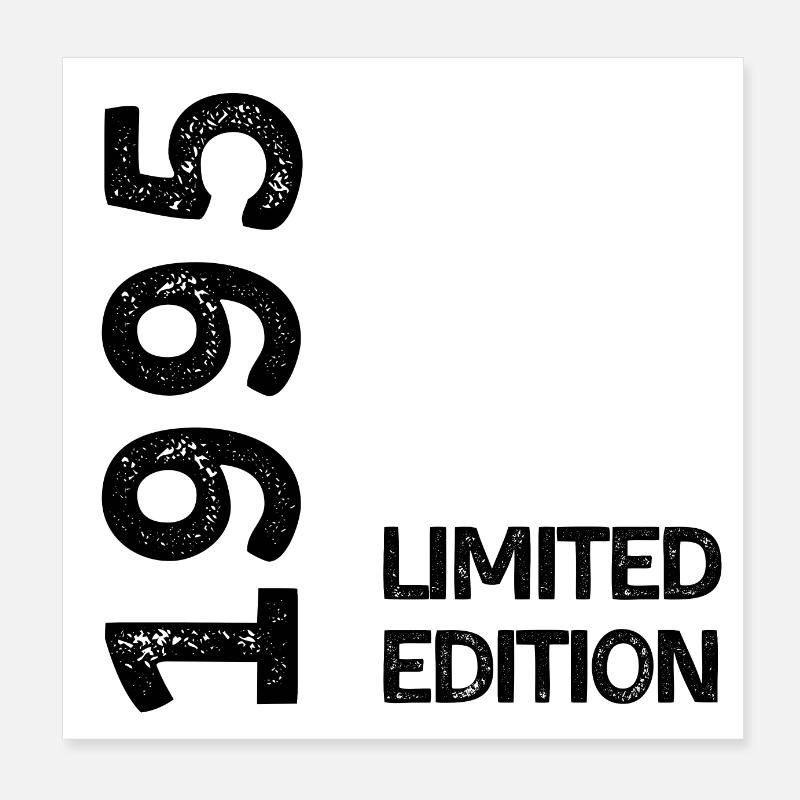 1995 limited edition Poster 20 x 20 cm