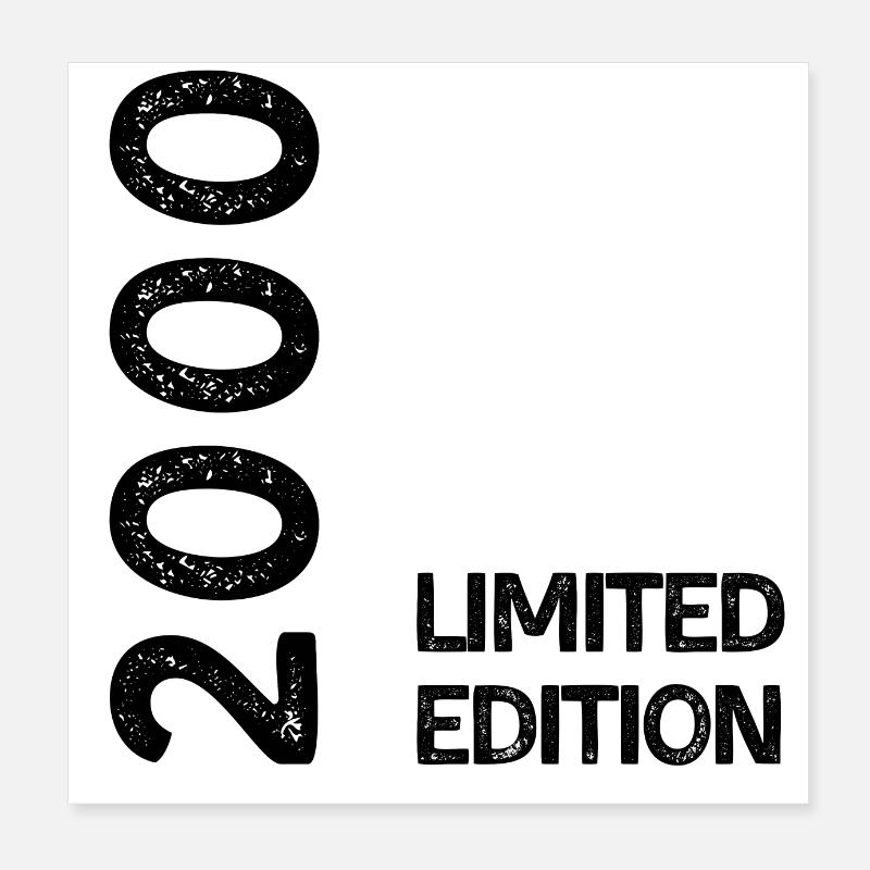 2000 Limited Edition Poster 8" x 8" (20x20 cm)