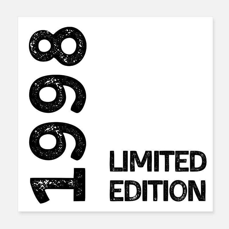 1998 Limited Edition Poster 8" x 8" (20x20 cm)